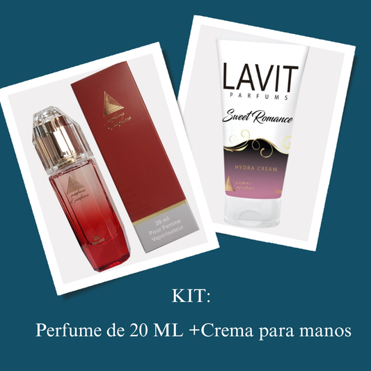 PERFUME 20 ML MUJER Y CREMA PARA MANOS